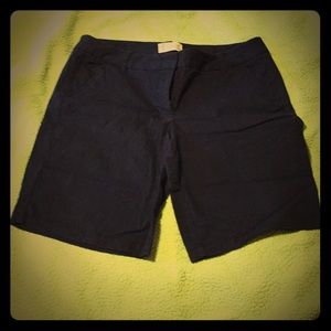 Navy Blue Bermuda Shorts
